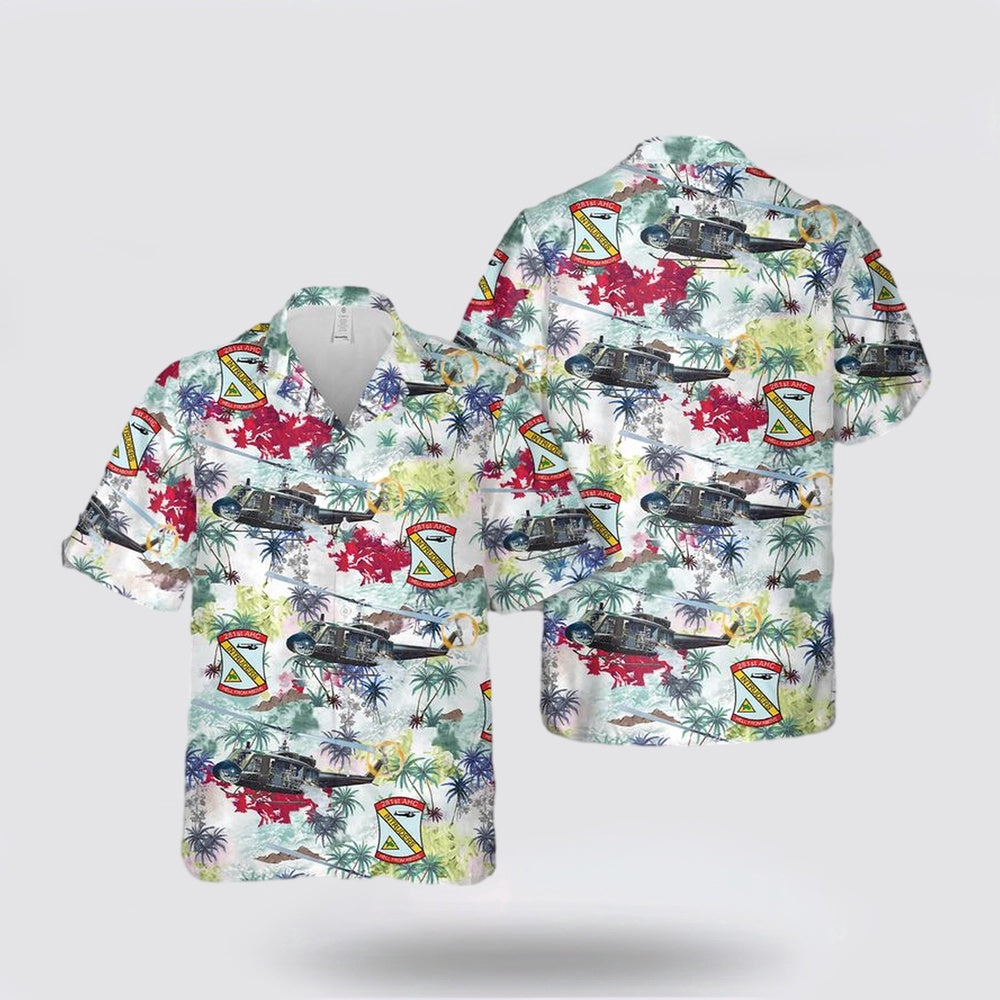 Army Hawaiian Shirt, US Army 281st Assault Helicopter Company Hawaiian Shirt, Military Hawaiian Shirt