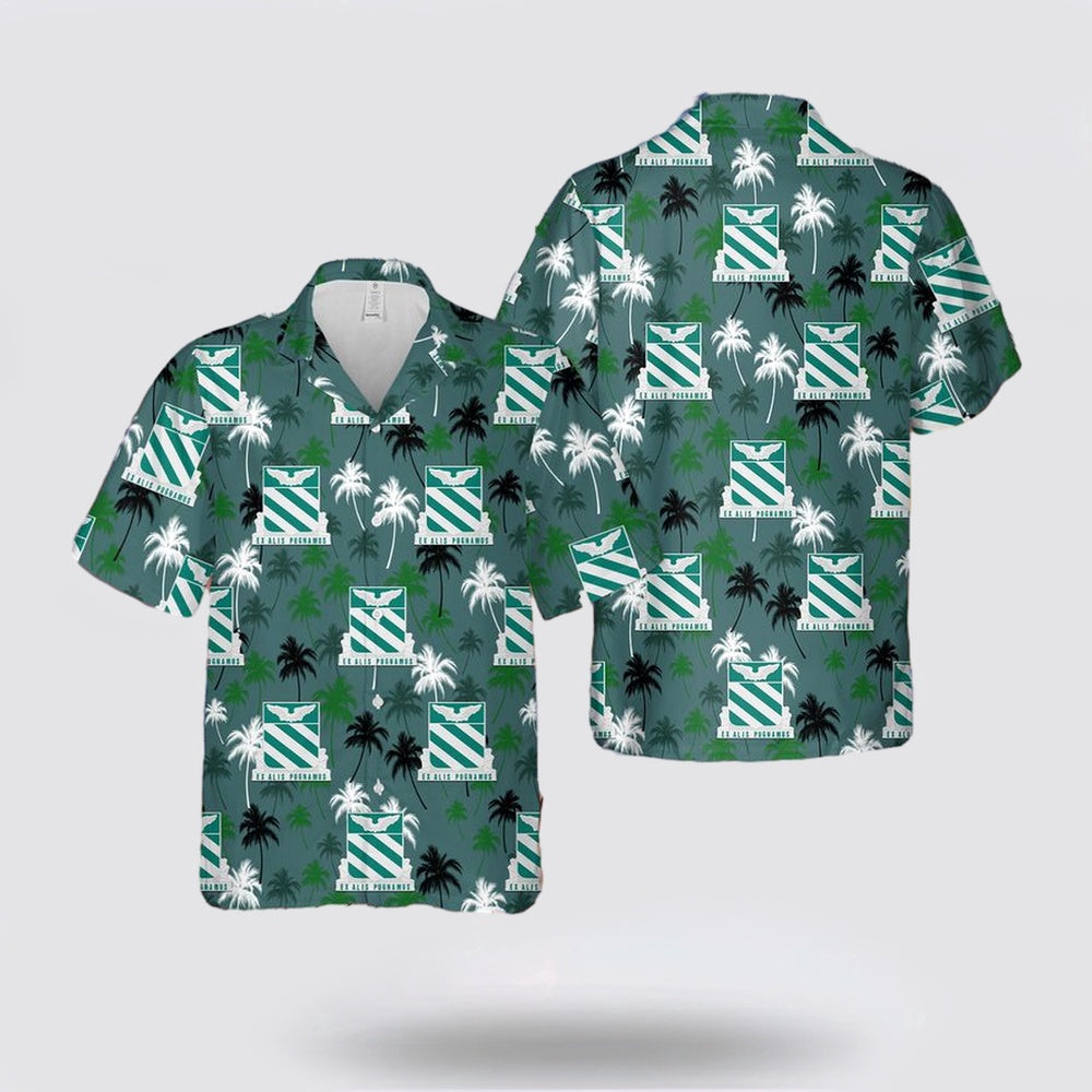 Army Hawaiian Shirt, US Army 2nd Battalion (General Support), 3rd Aviation Regiment Hawaiian Shirt, Military Hawaiian Shirt