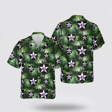 Army Hawaiian Shirt, US Army 2nd Infantry Division Hawaiian Shirt, Military Hawaiian Shirt