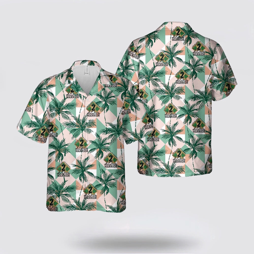 Army Hawaiian Shirt, US Army 2nd Stryker Brigade Combat Team, 4th Infantry Division Hawaiian Shirt, Military Hawaiian Shirt