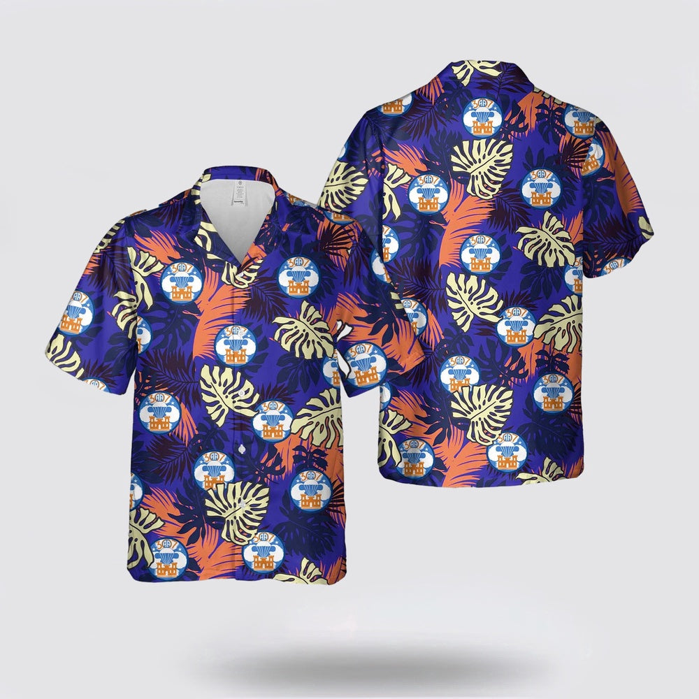 Army Hawaiian Shirt, US Army 307th Brigade Engineer Battalion Hawaiian Shirt, Military Hawaiian Shirt