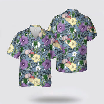 Army Hawaiian Shirt, US Army 33rd Armor Regiment Men of war Hawaiian Shirt, Military Hawaiian Shirt
