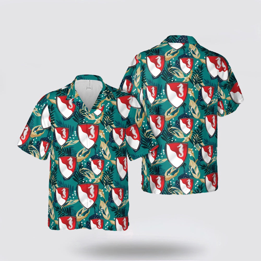 Army Hawaiian Shirt, US Army 36th Engineer Brigade Hawaiian Shirt, Military Hawaiian Shirt