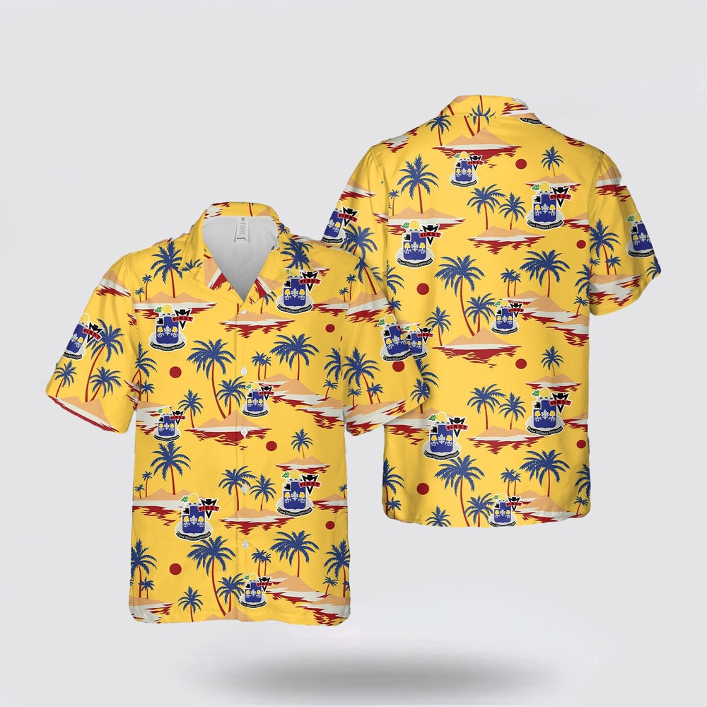 Army Hawaiian Shirt, US Army 39th Infantry Regiment 1st Recondo Hawaiian Shirt, Military Hawaiian Shirt