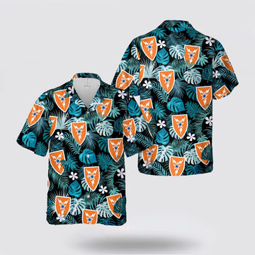 Army Hawaiian Shirt, US Army 3rd Signal Brigade Hawaiian Shirt, Military Hawaiian Shirt