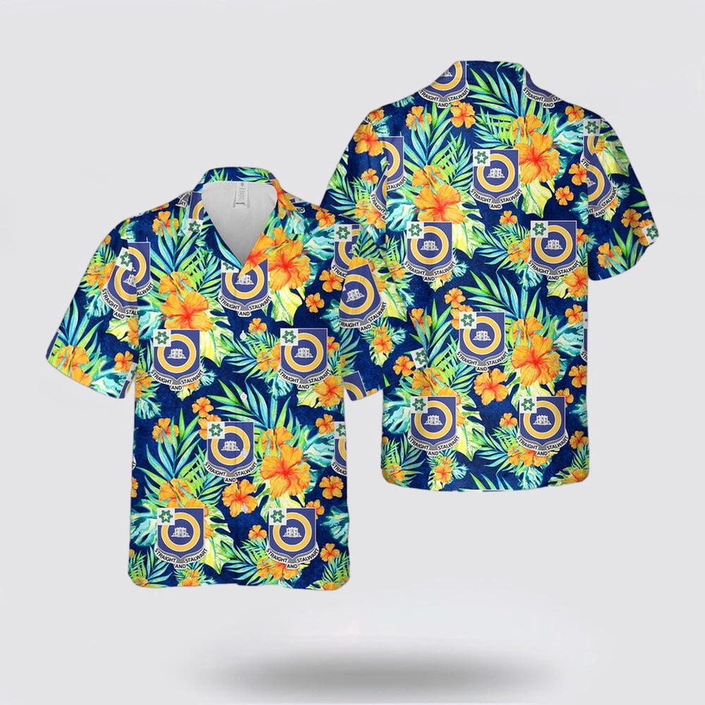 Army Hawaiian Shirt, US Army 41st Infantry Regiment DUI Hawaiian Shirt, Military Hawaiian Shirt