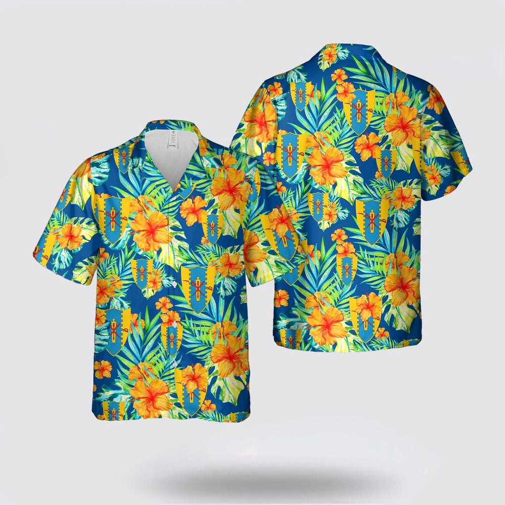 Army Hawaiian Shirt, US Army 4th Cavalry Regiment Hawaiian Shirt, Military Hawaiian Shirt