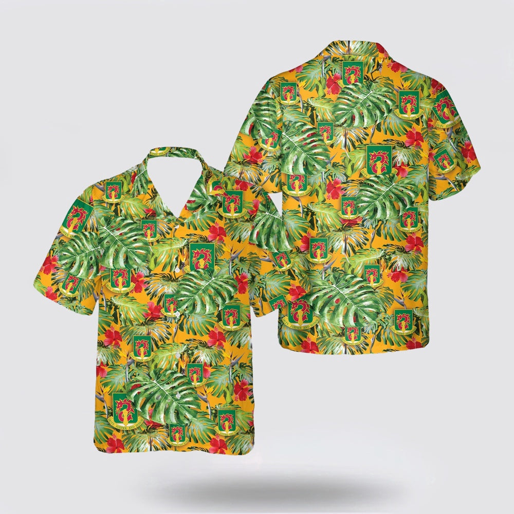 Army Hawaiian Shirt, US Army 504th Military Police Battalion Hawaiian Shirt, Military Hawaiian Shirt