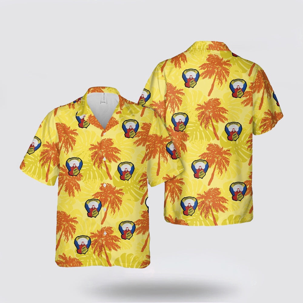 Army Hawaiian Shirt, US Army 504th Parachute Infantry Regiment (504th PIR) Hawaiian Shirt, Military Hawaiian Shirt