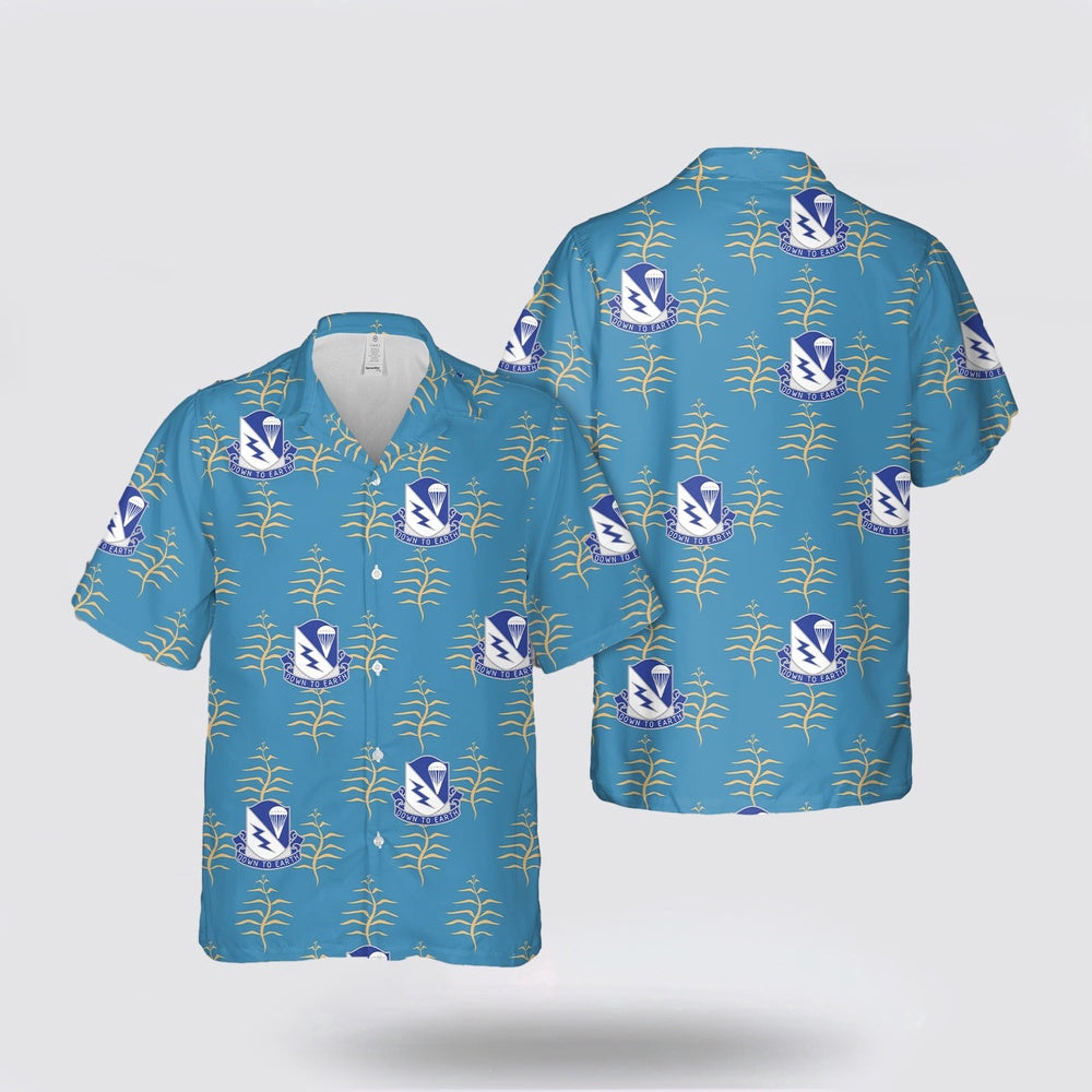 Army Hawaiian Shirt, US Army 507th Parachute Airborne Infantry Regiment Hawaiian Shirt, Military Hawaiian Shirt