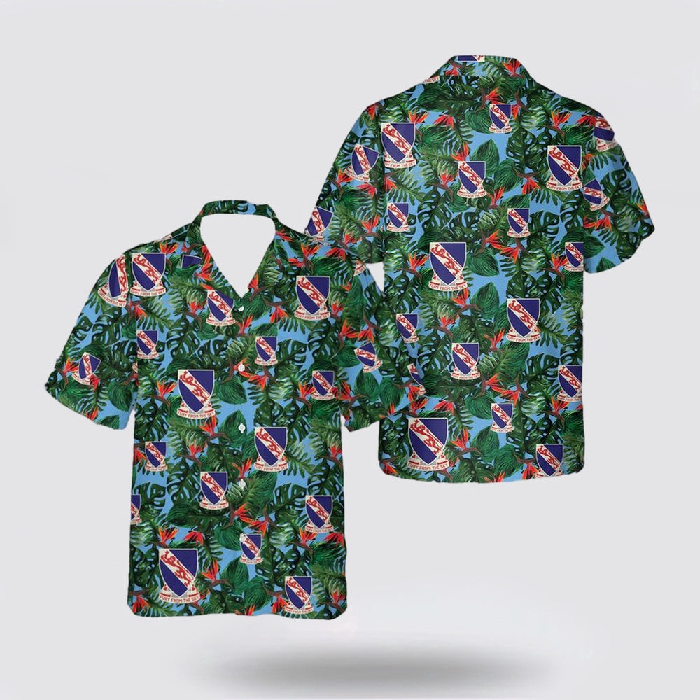 Army Hawaiian Shirt, US Army 508th Infantry Regiment Hawaiian Shirt, Military Hawaiian Shirt