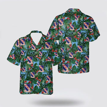 Army Hawaiian Shirt, US Army 508th Infantry Regiment Hawaiian Shirt, Military Hawaiian Shirt