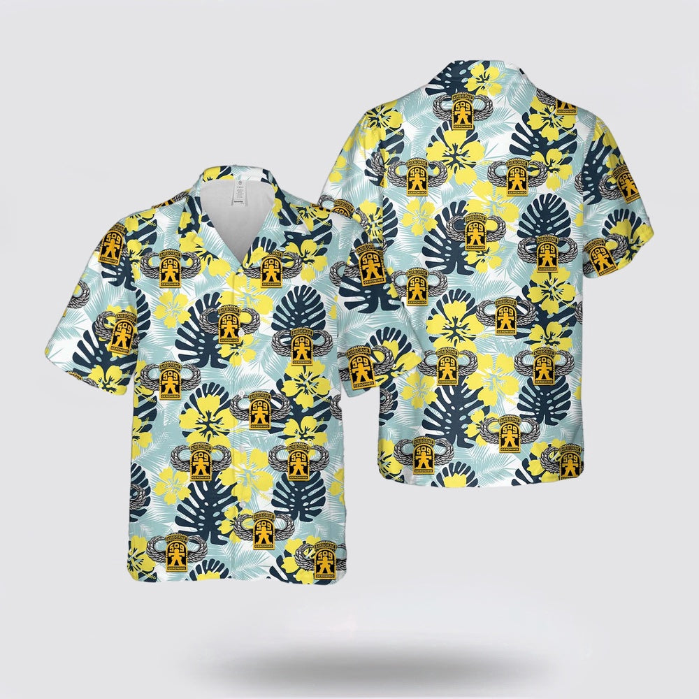 Army Hawaiian Shirt, US Army 509th Parachute Infantry Regiment Geronimo Hawaiian Shirt, Military Hawaiian Shirt