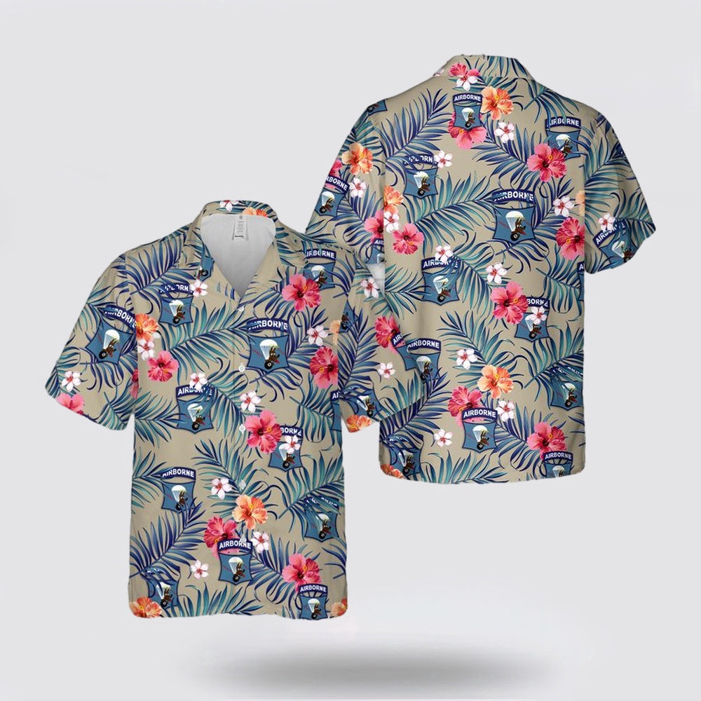 Army Hawaiian Shirt, US Army 511th Parachute Infantry Regiment (511th PIR) Hawaiian Shirt, Military Hawaiian Shirt