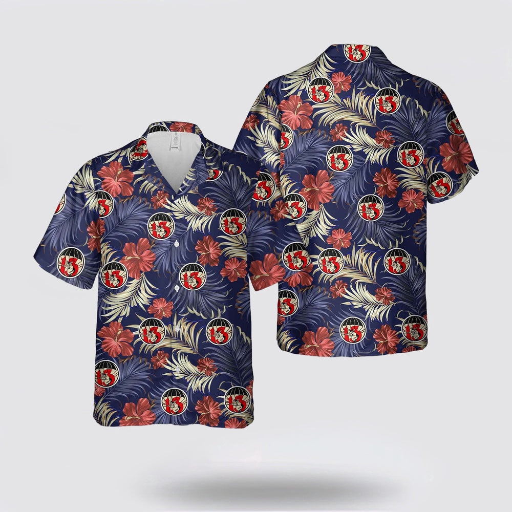 Army Hawaiian Shirt, US Army 513th Parachute Infantry Regiment (513th PIR) Hawaiian Shirt, Military Hawaiian Shirt