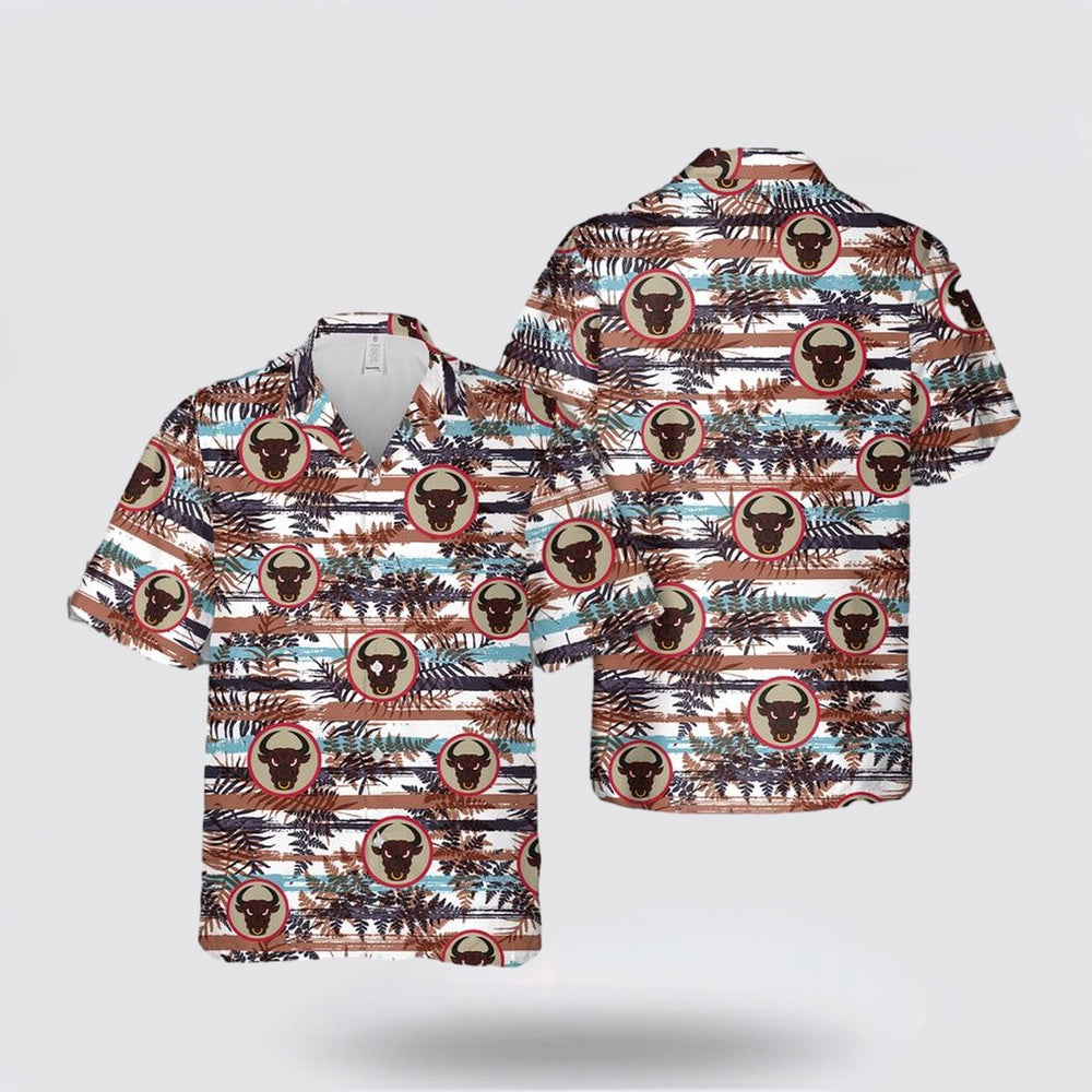Army Hawaiian Shirt, US Army 518th Sustainment Brigade Hawaiian Shirt, Military Hawaiian Shirt