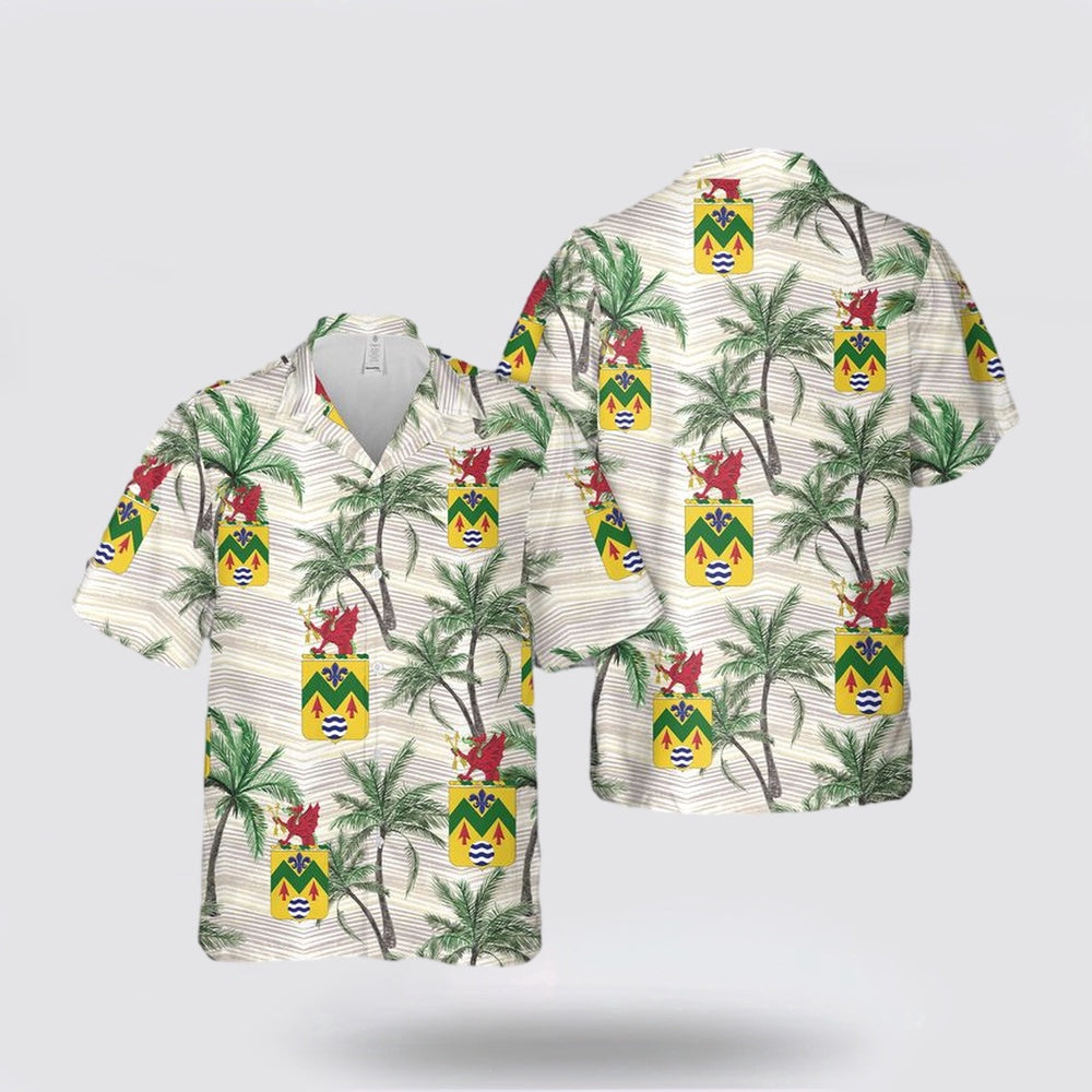 Army Hawaiian Shirt, US Army 528th Support Battalion (United States) Hawaiian Shirt, Military Hawaiian Shirt