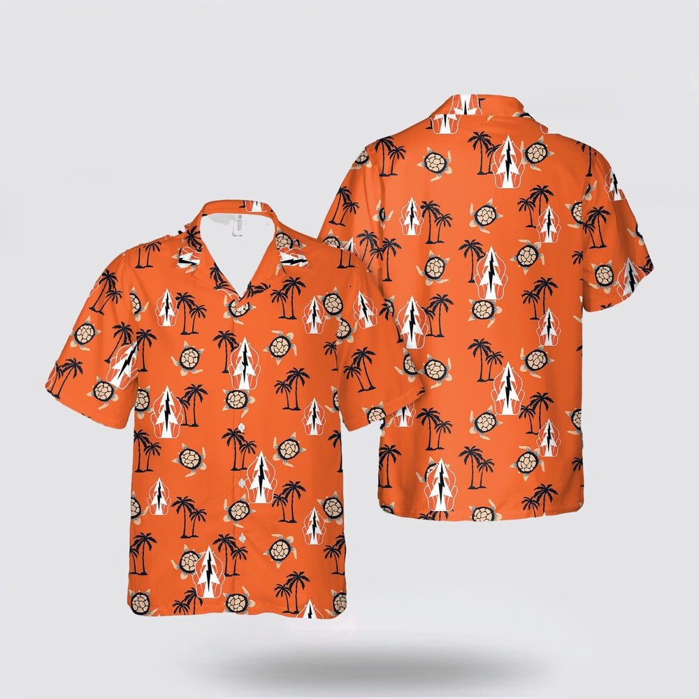 Army Hawaiian Shirt, US Army 57th Signal Company Hawaiian Shirt, Military Hawaiian Shirt