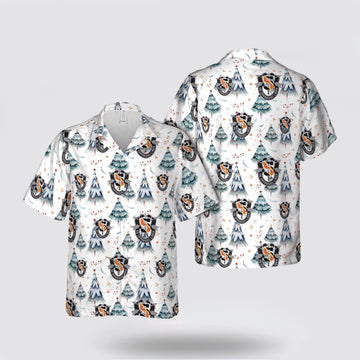 Army Hawaiian Shirt, US Army 5th Special Forces Group (5th SFG) Christmas Hawaiian Shirt