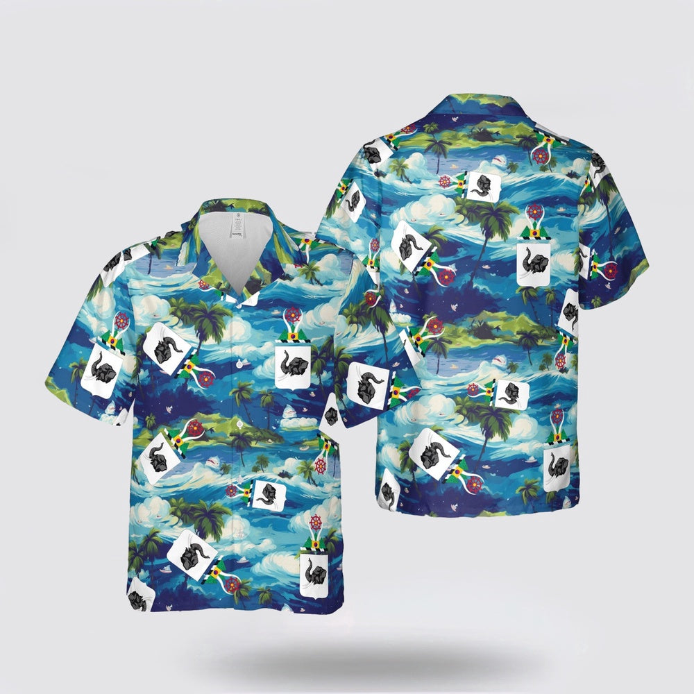 Army Hawaiian Shirt, US Army 64th Armor Regiment We Pierce Hawaiian Shirt, Military Hawaiian Shirt