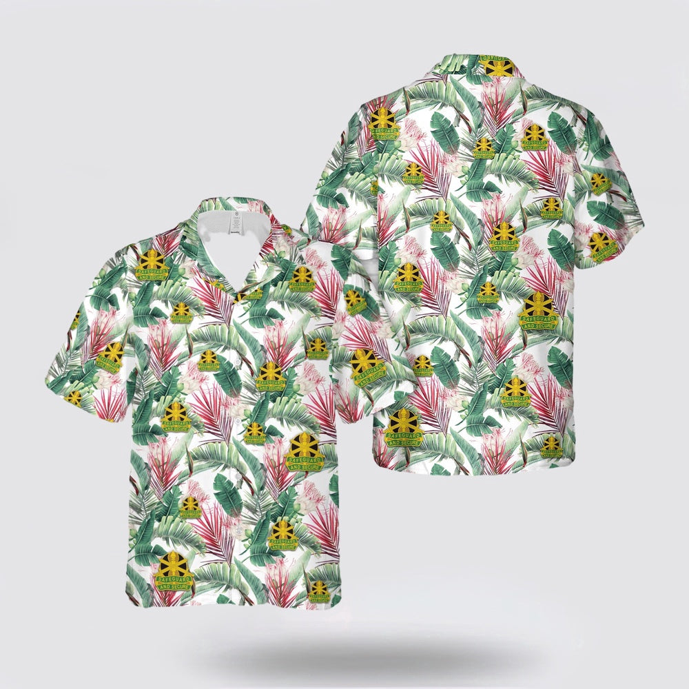 Army Hawaiian Shirt, US Army 785th Military Police Battalion Hawaiian Shirt, Military Hawaiian Shirt