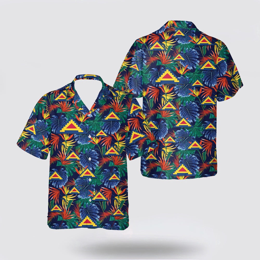 Army Hawaiian Shirt, US Army 7th Army Hawaiian Shirt, Military Hawaiian Shirt
