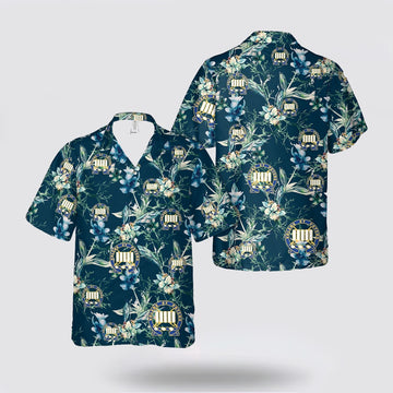Army Hawaiian Shirt, US Army 7th Infantry Regiment Hawaiian Shirt, Military Hawaiian Shirt
