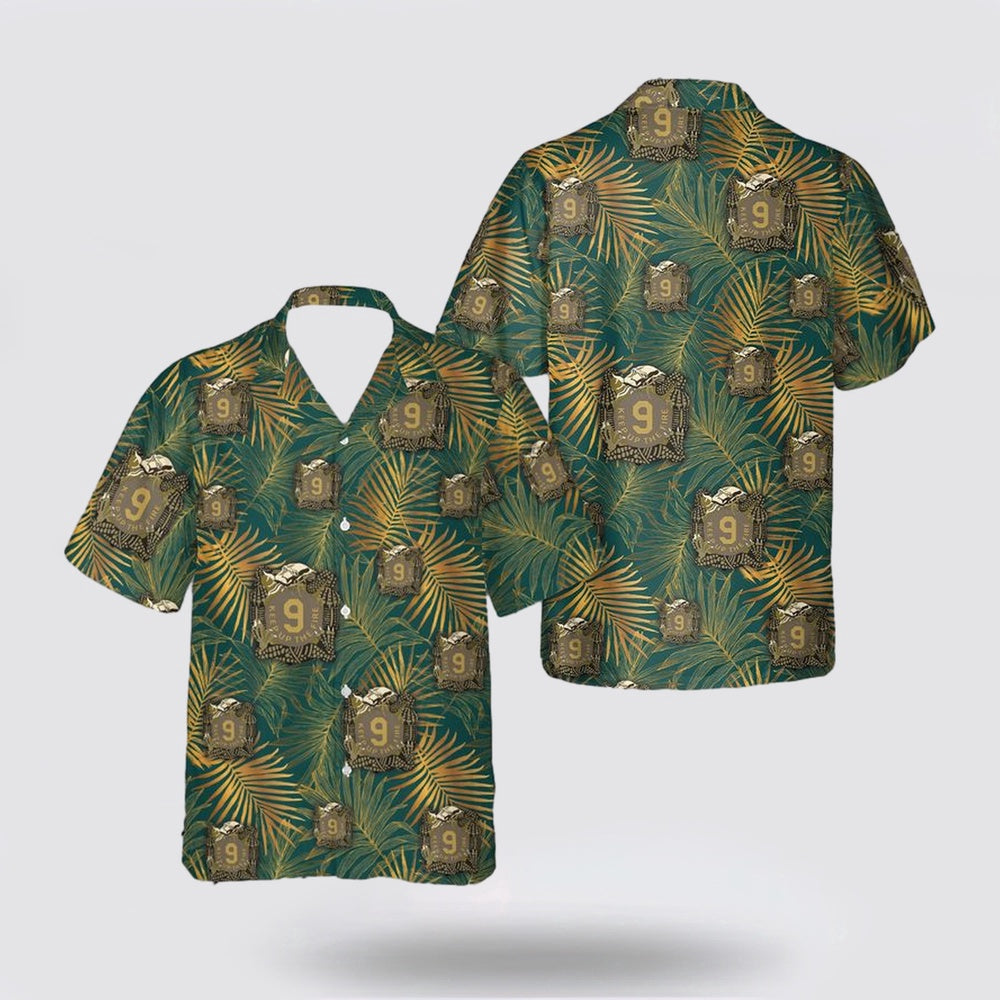 Army Hawaiian Shirt, US Army 9th Infantry Regiment Hawaiian Shirt, Military Hawaiian Shirt