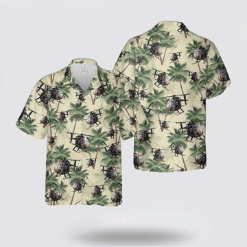 Army Hawaiian Shirt, US Army Boeing MH-6M Little Bird Hawaiian Shirt, Military Hawaiian Shirt