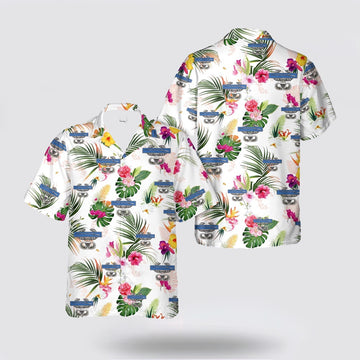 Army Hawaiian Shirt, US Army CIB Jump Wings Hawaiian Shirt