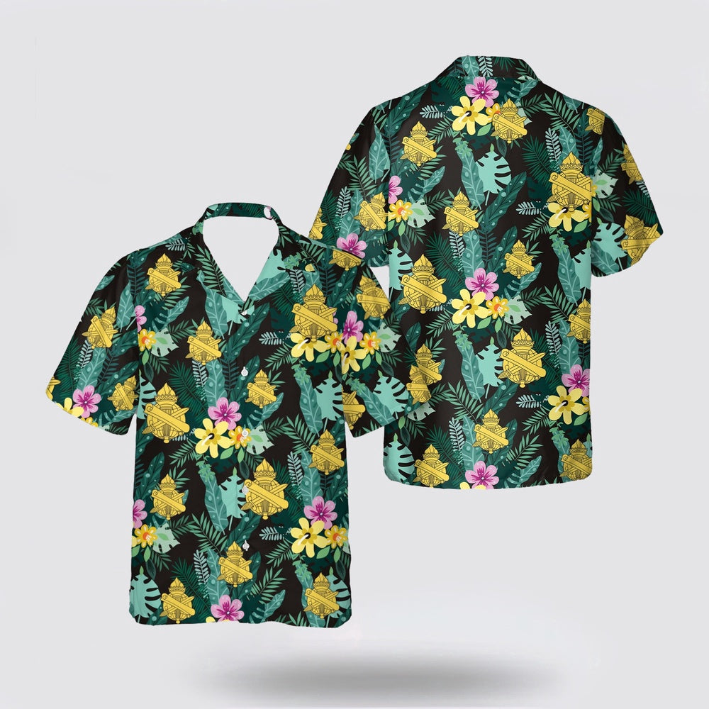 Army Hawaiian Shirt, US Army Civil Affairs Branch Hawaiian Shirt