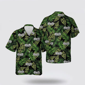 Army Hawaiian Shirt, US Army Combat Action Badge (CAB) Hawaiian Shirt