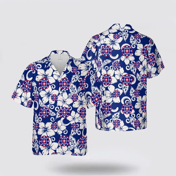Army Hawaiian Shirt, US Army Criminal Investigation Command (USACIDC) Patch Hawaiian Shirt, Military Hawaiian Shirt