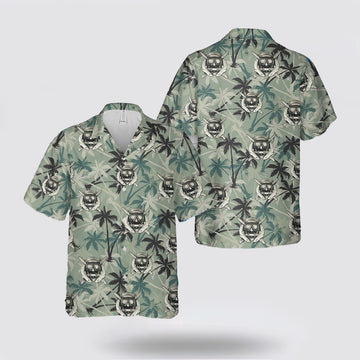Army Hawaiian Shirt, US Army Current Army Special Operations Diver Badge Hawaiian Shirt, Military Hawaiian Shirt