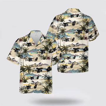 Army Hawaiian Shirt, US Army De Havilland Canada UV-18A Twin Otter (DHC-6-300) Hawaiian Shirt, Military Hawaiian Shirt