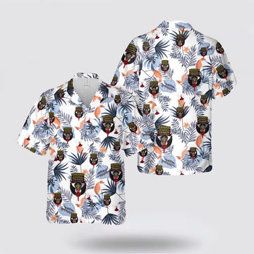Army Hawaiian Shirt, US Army Delta Troop 1-509th Hawaiian Shirt, Military Hawaiian Shirt