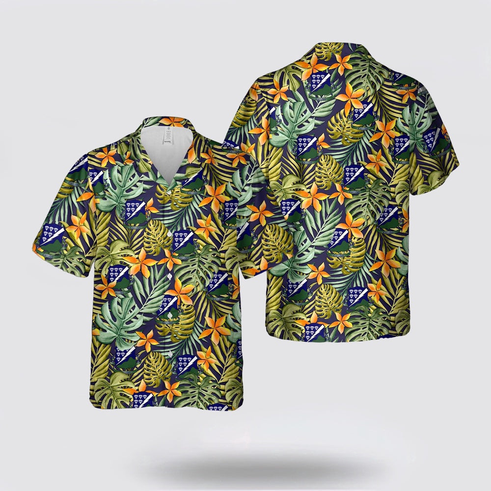 Army Hawaiian Shirt, US Army E Company, 2nd Battalion, 506th Parachute Infantry Regiment, 101st Airborne Division (Air Assault) Hawaiian Shirt