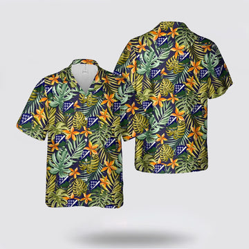Army Hawaiian Shirt, US Army E Company, 2nd Battalion, 506th Parachute Infantry Regiment, 101st Airborne Division (Air Assault) Hawaiian Shirt