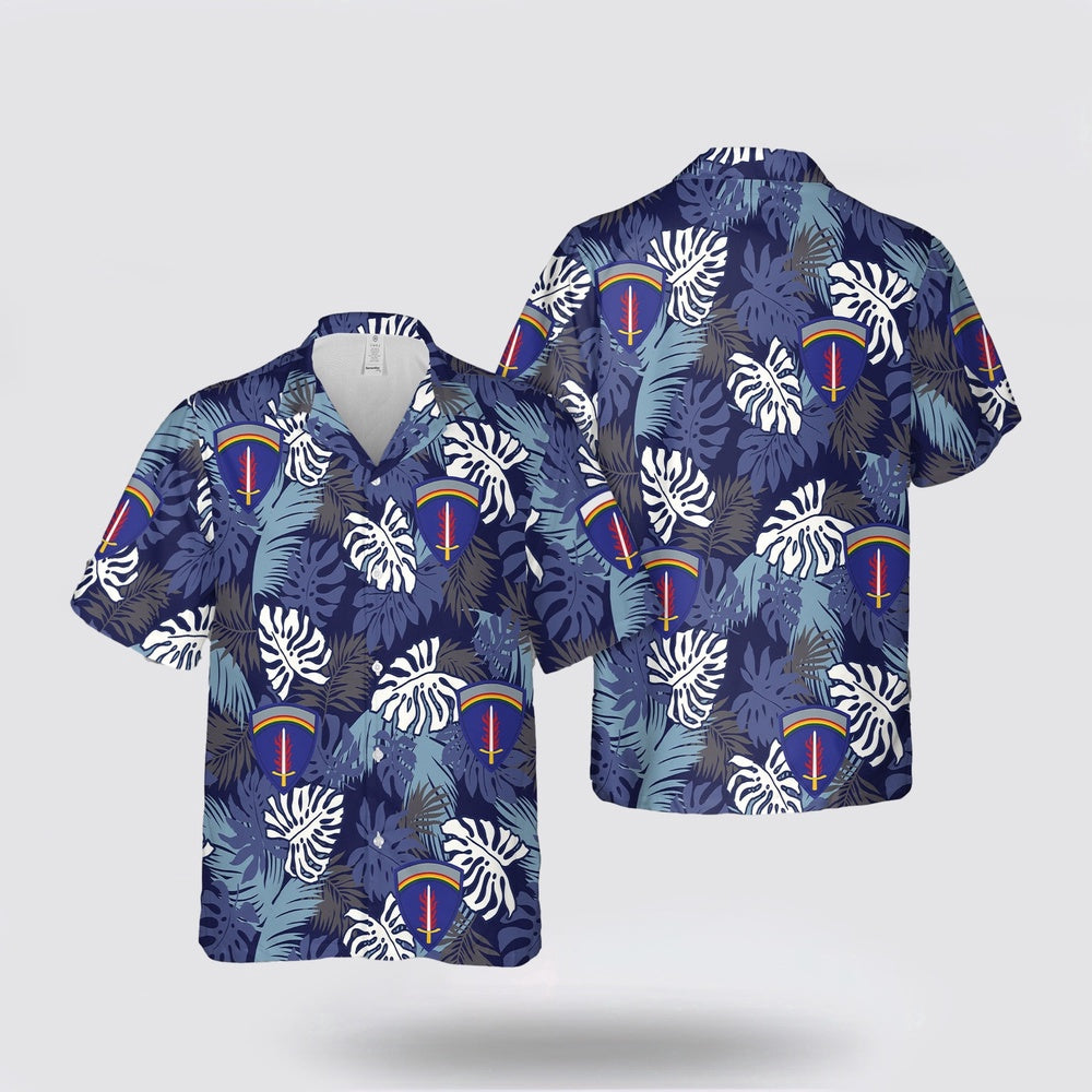 Army Hawaiian Shirt, US Army Europe and Africa (USAREUR-AF) Hawaiian Shirt
