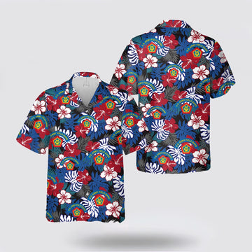Army Hawaiian Shirt, US Army Field Band SSI Hawaiian Shirt