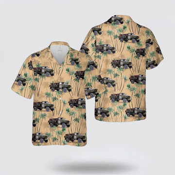 Army Hawaiian Shirt, US Army G7107 4x4 1,5T Cargo Truck WW2 Hawaiian Shirt, Military Hawaiian Shirt