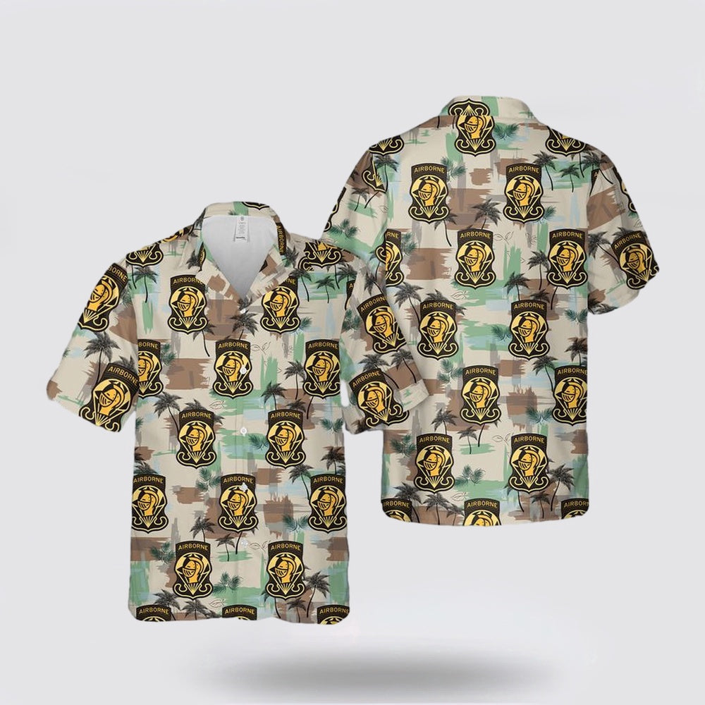 Army Hawaiian Shirt, US Army Golden Knights Air Show Hawaiian Shirt, Military Hawaiian Shirt
