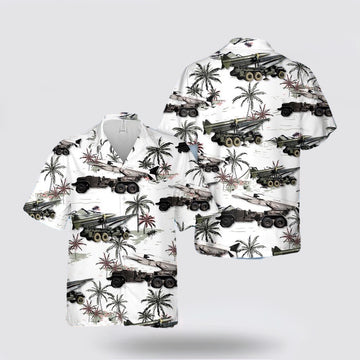 Army Hawaiian Shirt, US Army Honest John Artillery Rocket Hawaiian Shirt