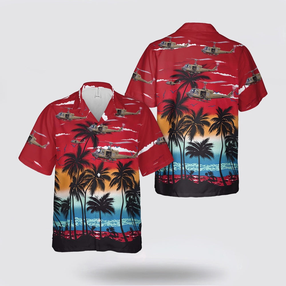 Army Hawaiian Shirt, US Army Hueys over ‘Nam Hawaiian Shirt