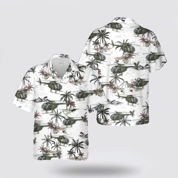 Army Hawaiian Shirt, US Army Hughes OH-6 Cayuse Hawaiian Shirt