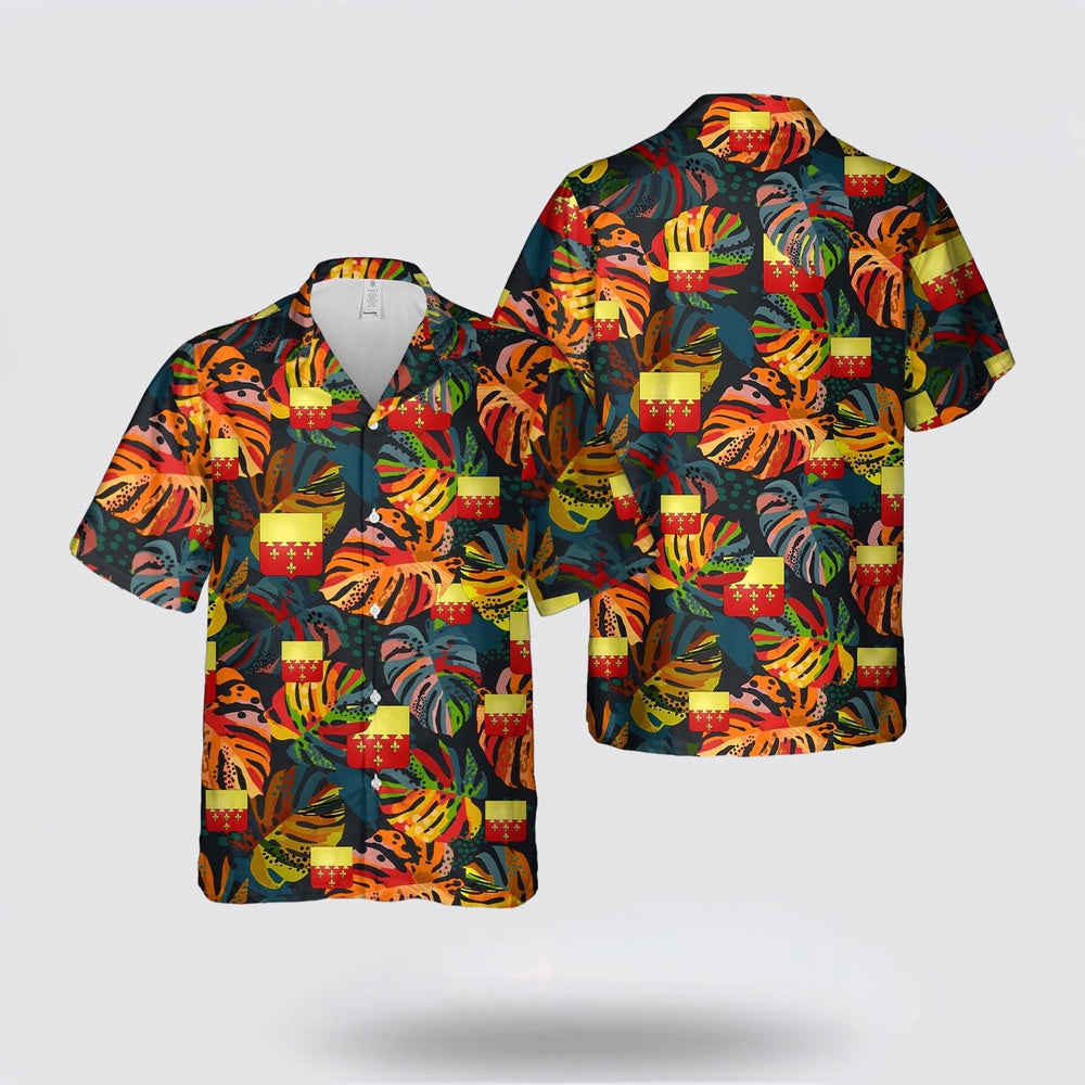 Army Hawaiian Shirt, US Army Illinois Army National Guard, 106th Cavalry Regiment (106th CR) Hawaiian Shirt