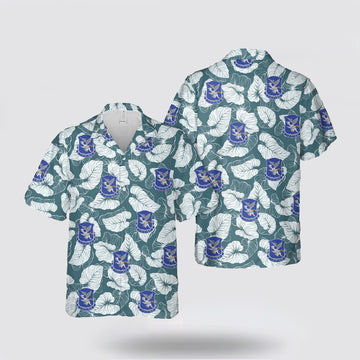 Army Hawaiian Shirt, US Army Illinois Army National Guard, 123rd Infantry Regiment (123rd IR) Hawaiian Shirt