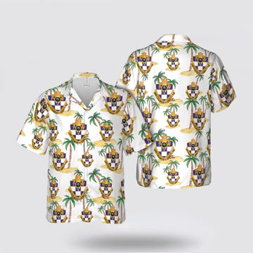 Army Hawaiian Shirt, US Army Illinois Army National Guard, 178th Infantry Regiment (178rd IR) Hawaiian Shirt