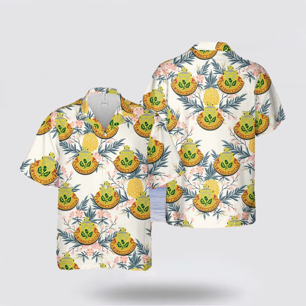 Army Hawaiian Shirt, US Army Illinois Army National Guard Hawaiian Shirt