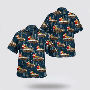 Army Hawaiian Shirt, US Army LAV-25 Christmas Hawaiian Shirt